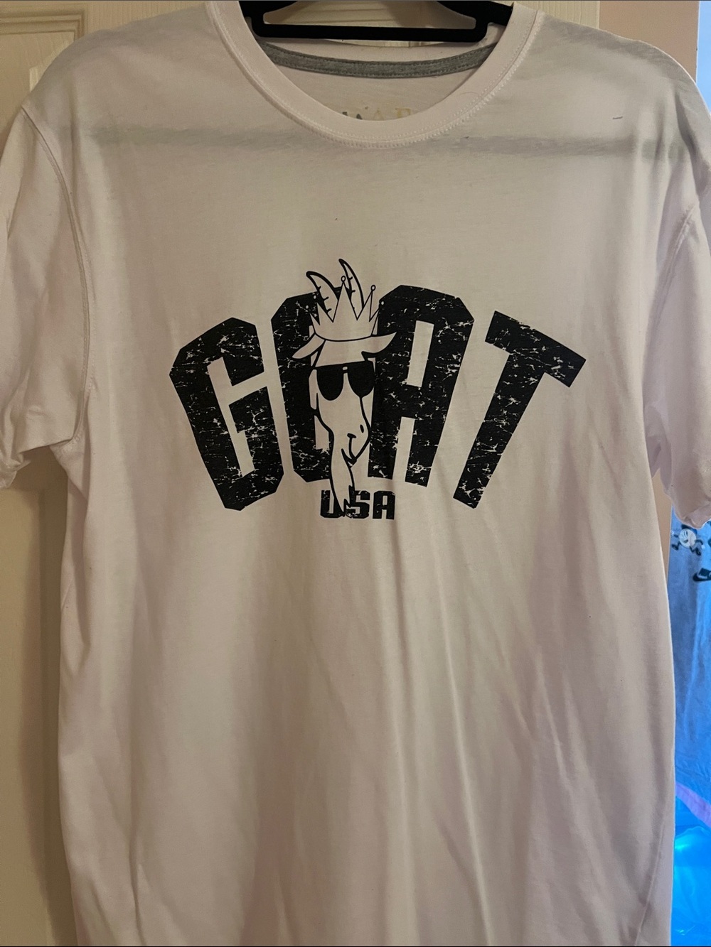 Goat USA White Graphic Tee - Casual Men’s Shirt